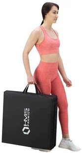 HMS PREMIUM MGS02 MATERAC GIMNASTYCZNY SKŁADANY 1800x600MM BLACK PREMIUM abi-17-44-281-0 - Wyposażenie sportowe i gimnastyczne - miniaturka - grafika 4