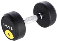 Hantle i ciężarki - HMS Hantla 8 kg gumowana Pro HG HMS 17-66-151 - miniaturka - grafika 1