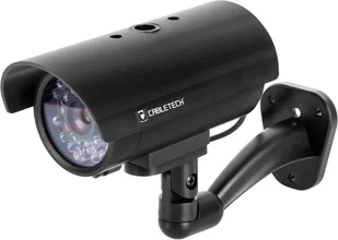 Cabletech Kamera IP Cabletech Atrapa kamery tubowej z diodą LED Cabletech DK-10 URZ0992 - Kamery IP - miniaturka - grafika 2