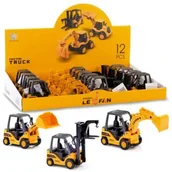 Samochody i pojazdy dla dzieci - Artyk Pojazd budowlany 3 wzory: podnośnik, koparka, ładowarka p12 155925 - miniaturka - grafika 1