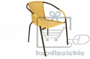 Garthen 5-częściowy zestaw mebli ogrodowych,4 krzesła polirattan - stół szklany - Meble ogrodowe - miniaturka - grafika 2