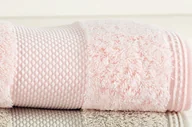 Ręczniki - Soft Cotton Luksusowe ręczniki kąpielowe DELUXE 75x150cm Różowy 8190 - miniaturka - grafika 1
