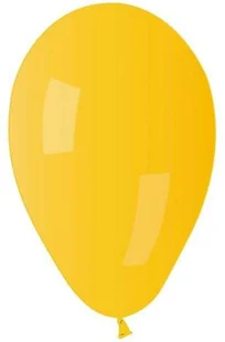 Gemar Balon, 9", żółty, 100 sztuk - Kubki dla dzieci - miniaturka - grafika 2
