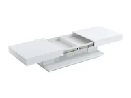 Ławy i stoliki kawowe - Vente-Unique Ława ARAMIS z miejscem do przechowywania  MDF lakierowany w kolorze białym - miniaturka - grafika 1