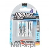 Akumulatory ogólnego zastosowania - ANSMANN Ansmann 4xAAA NM 1.2V 1000mAh (5030882) - miniaturka - grafika 1