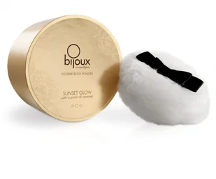 Bijoux Cosmetiques Puder do ciała - Bijoux Cosmetiques Soft Caramel Body Powder Karmel - Pozostałe akcesoria do kąpieli i SPA - miniaturka - grafika 2
