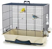 Klatki i wyposażenie dla ptaków - Savic Funkcja ptak Primo 50, 65 x 38 x 56 cm, niebieski/beżowy - miniaturka - grafika 1