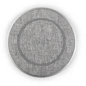 Ładowarki do telefonów - Moshi Otto Q Wireless Charging Pad - Bezprzewodowa ładowarka indukcyjna Qi do iPhone i Android (Nordic Grey) - miniaturka - grafika 1