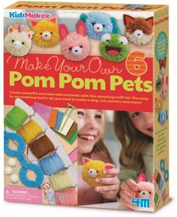 4M Stwórz własne pompony Zwierzaki - Zabawki kreatywne - miniaturka - grafika 3