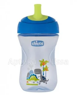 Chicco Kubek niekapek z ustnikiem w kształcie słomki Boy 266 ml : Kolor - Turkusowy - Kubki dla dzieci - miniaturka - grafika 3