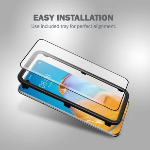 Huawei CRONG Crong 3D Armour Glass Szkło Hartowane 9H na ekran P40 Pro + ramka instalacyjna CRG-3DAG-HP40P - Szkła hartowane na telefon - miniaturka - grafika 7