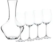 Kryształy - Spiegelau & Nachtmann Vivendi 0093605-0 5-częściowy zestaw do dekantacji, 1 karafka i 4 kieliszki do wina, szkło kryształowe 93605 - miniaturka - grafika 1