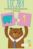 Książki edukacyjne - OLESIEJUK Liczby (książeczka + 10 puzzli) praca zbiorowa - miniaturka - grafika 1