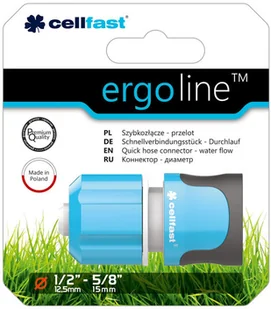 Cellfast SZYBKOZŁĄCZE PRZELOT ERGO 1/2 zakupy dla domu i biura 53-130 - Inne akcesoria do nawadniania - miniaturka - grafika 2
