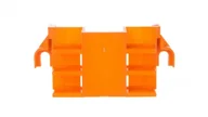 Rozdzielnie elektryczne - wago Adapter montażowy na 6 złączek MIKRO pomarańczowy 243-113 /10szt./ 243-113 - miniaturka - grafika 1