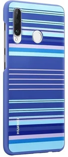 Huawei etui do P30 Lite plecki dekoracyjne TPU niebieskie linie TelForce-51993075 - Etui i futerały do telefonów - miniaturka - grafika 3