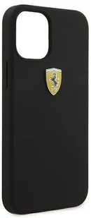 Ferrari FESSIHCP12SBK iPhone 12 mini 5,4" czarny/black hardcase On Track Silicone hurtel-65648-0 - Etui i futerały do telefonów - miniaturka - grafika 8