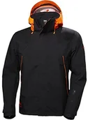 Odzież robocza - Helly Hansen Mens Chelsea Evolution Waterproof ubranie robocze Shell Jacket, hebanowy 950-M71140 - miniaturka - grafika 1