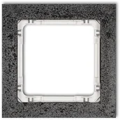 Klawisze i ramki - Karlik Ramka pojedyńcza DECO 11-0-DRB-1 antracyt 11-0-DRB-1 - miniaturka - grafika 1