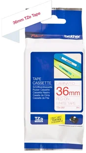 Brother taśma 32mm red on white TZE262 - Akcesoria do kas i terminali - miniaturka - grafika 5