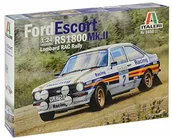 Kolekcjonerskie modele pojazdów - Italeri Ford Escort RS1800 MkII 1981 Lombard RAC Rally 1:24 Model Kit Zestaw 3650 - miniaturka - grafika 1