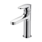 Baterie umywalkowe - CERSANIT CERSANI S951-300 BATERIA UM SZTORCOWA INVERTO 1UCHW CHROM +UCHW CZARNY - miniaturka - grafika 1