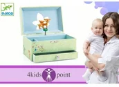 Pozytywki dla dzieci - Djeco Szkatułka z pozytywką The Fawn DJ06598 - miniaturka - grafika 1