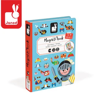Janod Magnetyczna układanka Kostiumy Chłopiec Magnetibook, solution_bc3700217327194 - Układanki dla dzieci - miniaturka - grafika 3