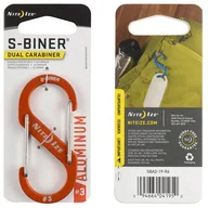 Sprzęt wspinaczkowy - Nite Ize Karabińczyk S-Biner Aluminium Dual Carabiner 3 Orange - SBA3-19-R6 (20380) SP 20380 - miniaturka - grafika 1