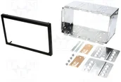 Akcesoria car audio - Półkieszeń Montażowa Kieszeń 2 Din + Ramka +klucze - miniaturka - grafika 1