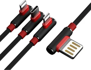 Proda Proda Sparta kabel kątowy 3w1 5A 1m biały PD-B11th proda_20191205135632 - Kable USB - miniaturka - grafika 2