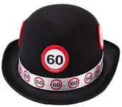 Dodatki do strojów karnawałowych - FOL Kapelusz na 60 urodziny - 1 szt. F62360 - miniaturka - grafika 1