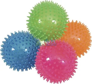 Zolux Piłka gumowa z kolcami Pop z dźwiękiem 8cm PZOL105 - Zabawki dla psów - miniaturka - grafika 2