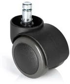 Meble modułowe i akcesoria - hjh OFFICE 619029 Rolo Free 11/50 MM do twardych podłóg rolka czarny (-Pak) krzesło biurowe, krzesło metalowe, PDA, tworzywo sztuczne, poliuretan podwójnymi Hamowane podwójne rolki, Made in Germany 619029 - miniaturka - grafika 1