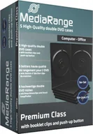 Pudełka i akcesoria na płyty CD - Media Range CD/DVD VideoPudełko Double Retail 5 sztuk - BOX30-2 - miniaturka - grafika 1