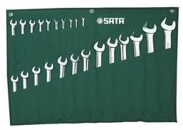 Sata Klucze płasko-oczkowe + saszetka - Klucze i nasadki - miniaturka - grafika 2