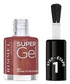 Lakiery do paznokci - Rimmel lakier do paznokci Super Gel 12ml 057 Down - miniaturka - grafika 1