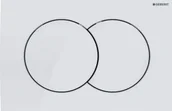 Przyciski spłukujące - Geberit 115.107.11.1 Przycisk uruchamiający Delta01 przedni biały-alpin - miniaturka - grafika 1