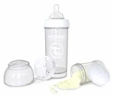 Twistshake Butelka antykolkowa, biała 260ml 7350083120120 - Butelki dla niemowląt - miniaturka - grafika 2