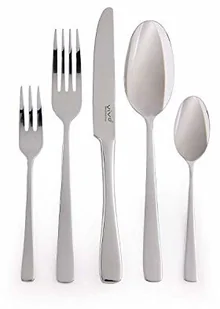 Villeroy & Boch 19-5315-9053 Vivo Group Voice Basic zestaw sztućców 30-częściowy, z łatwej w pielęgnacji stali nierdzewnej, zestaw sztućców, srebrny 19-5315-9053 - Zestawy sztućców - miniaturka - grafika 2