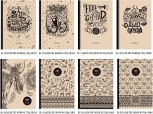 Fresh Notatnik ozdobny 165x238/80K kratka - Szkolne artykuły papiernicze - miniaturka - grafika 2