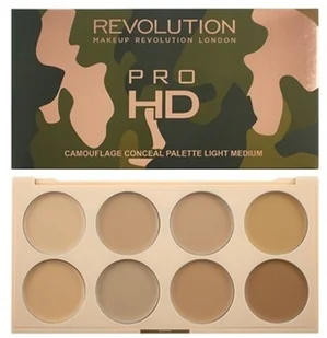 Revolution Ultra Pro HD Camouflage Light Medium MAKE UP - Bronzery i konturowanie twarzy - miniaturka - grafika 6