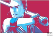 Wyposażenie pokoiku dziecięcego - Obraz Komar Star Wars Faces Rey WB171 WB171 - miniaturka - grafika 1