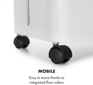 Wentylator Klarstein Townhouse, wentylator/chłodnica powietrza, 7 l, 110 W, pilot zdalnego sterowania, 2x pakiet lodowy, biały ACO4-TownhouseWH - Wentylatory - miniaturka - grafika 8