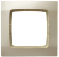 Klawisze i ramki - Ospel Ramka pojedyncza Ecru perłowy - R-1S/42 Karo - miniaturka - grafika 1