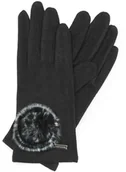 Rękawiczki - Wittchen 47-6-101-1 Rękawiczki damskie czarny - miniaturka - grafika 1