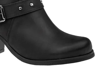 Karino Botki 1025/003-F Czarne ocieplane - Botki damskie - miniaturka - grafika 6