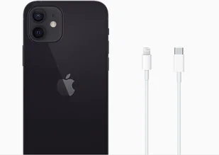 Apple iPhone 12 5G 4GB/64GB Dual Sim Czarny - Telefony komórkowe - miniaturka - grafika 2