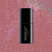 Lakiery hybrydowe - Semilac Lakier Hybrydowy Semilac 321 Shimmer Dust Caramel - 7 Ml LHSE07-321 - miniaturka - grafika 1