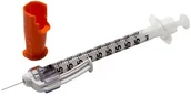 Meble i wyposażenie gabinetów medycznych - BD BD Safety Glide-0.5 ml 29G x 1/2 " Strzykawka do insuliny SKAMEX BD-305932 - miniaturka - grafika 1